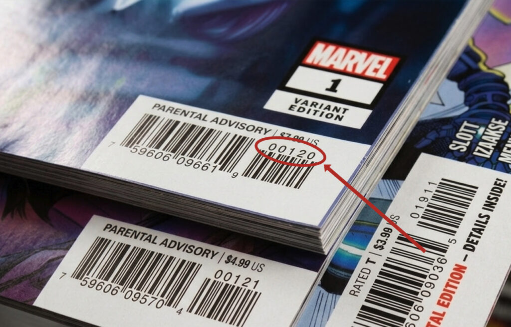 Find the Issue Number in the Barcode