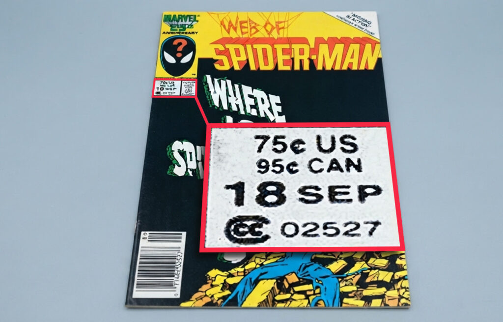 The Canadian Copy With Two Cover Prices