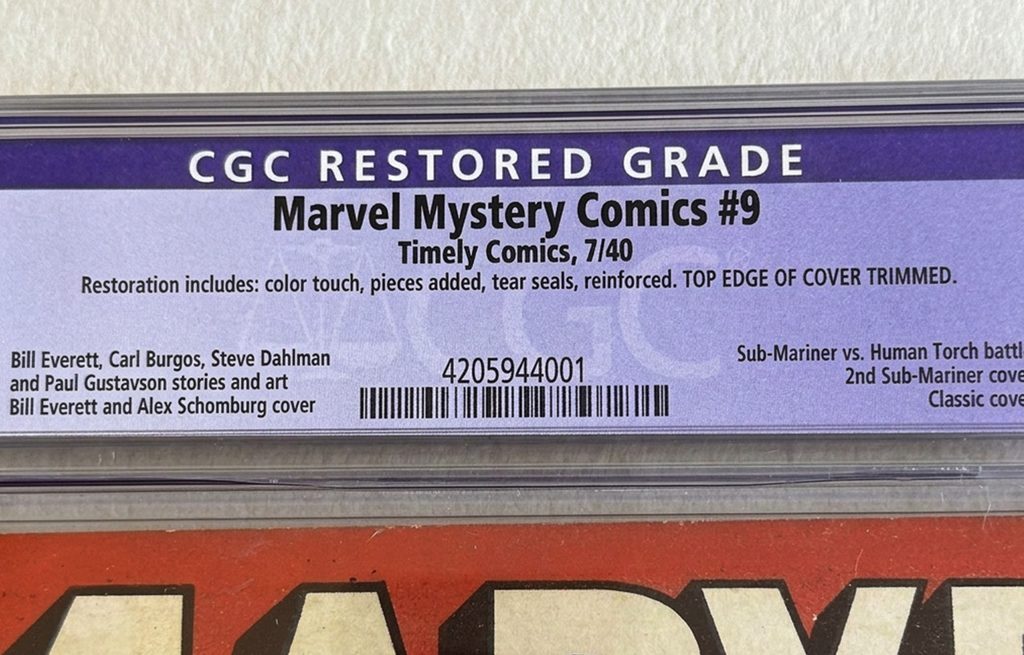 Why a Trimmed Comic Sells for Far Less