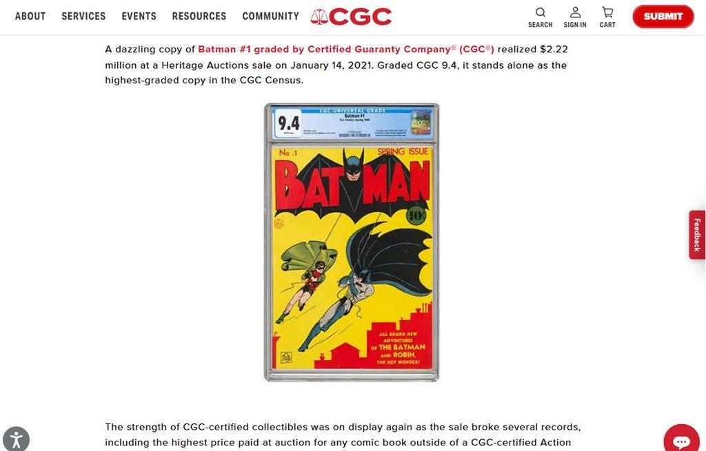 Batman #1 Sold for a Record Price