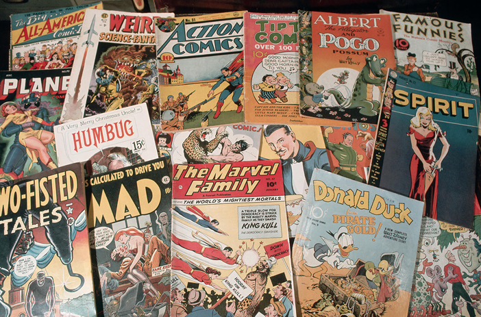 A Collection of Comic Books