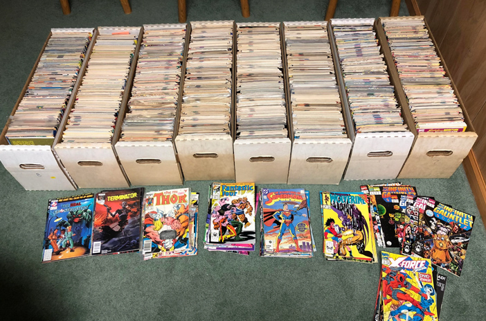 A Collection of Comic Books