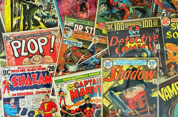 A Collection of First Edition Comic Books