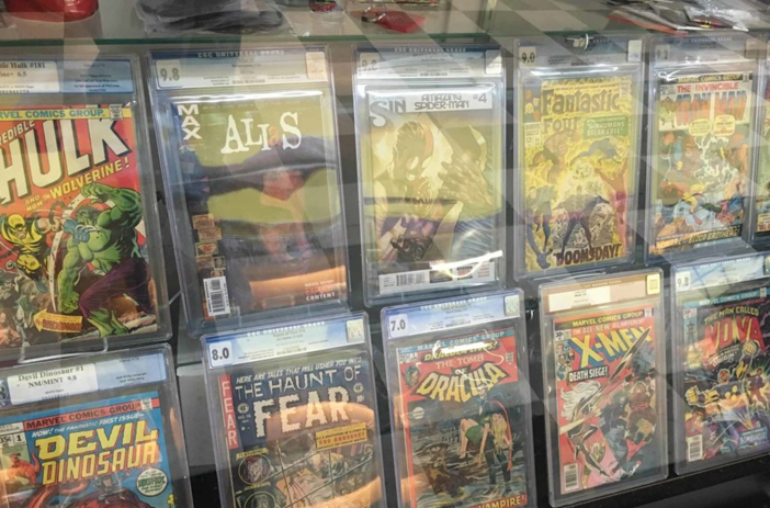 A Collection of Graded Comic Books