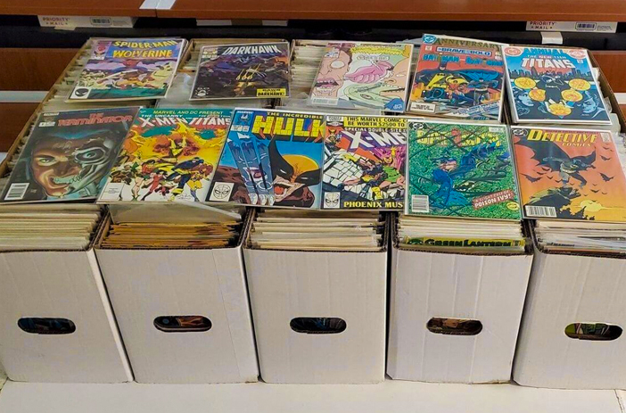 A Large Collection of Comic Books