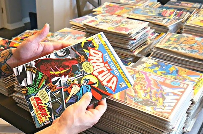 A Large Collection of Comic Books