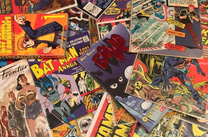 A Pile of Comic Books