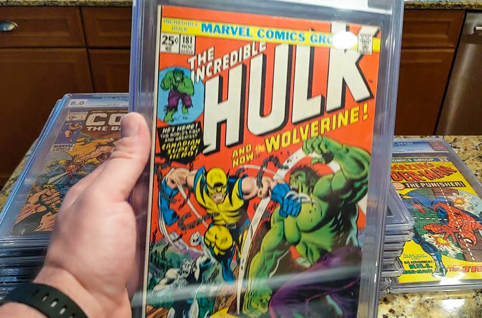 A Slabbed Comic Book