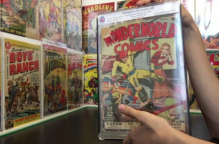 A Slabbed Comic Book