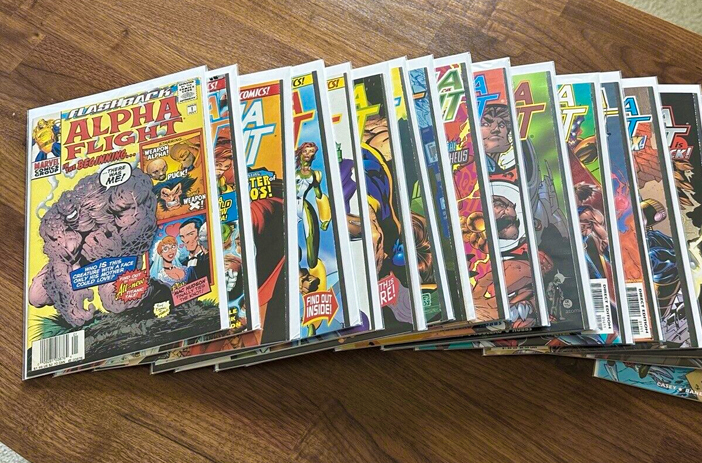 A Stack of Comic Books