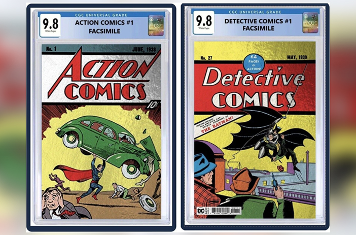 Action Comics 1 and Detective Comics 27