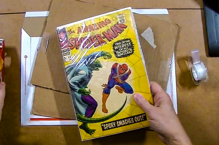 Bagging and Boarding a Comic Book