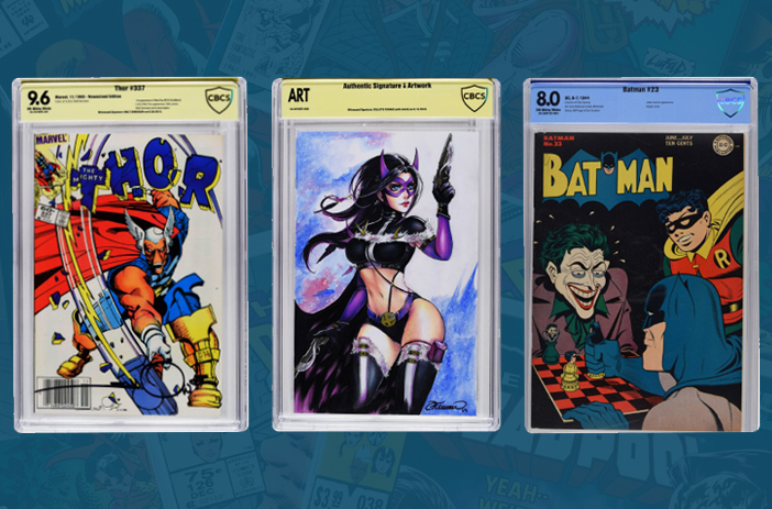 Comic books $20.00 or more, in grade VG or better, graded by CBCS
