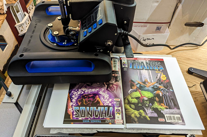Cleaning and Pressing a Comic Book