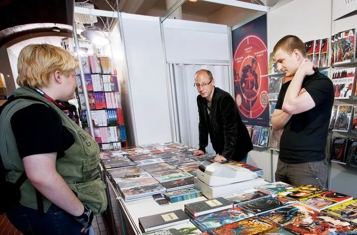 Comic Book Flea Market Vendor