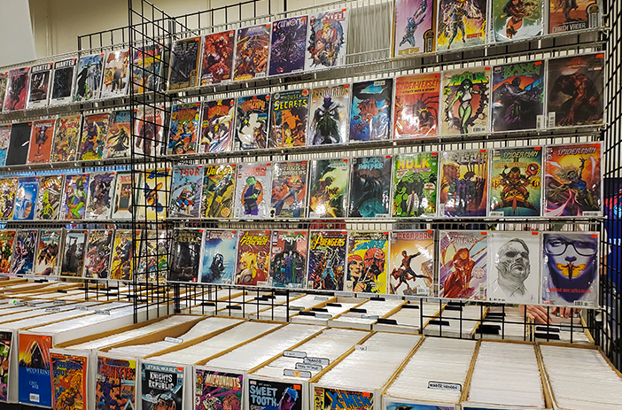 Comics Being Sold at a Convention