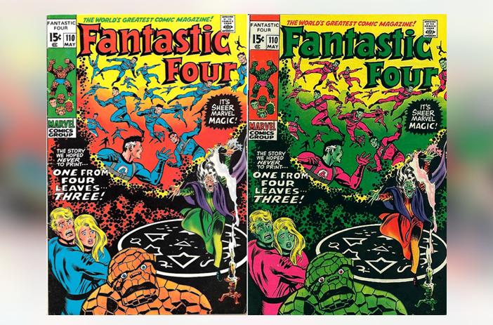 Fantastic Four 110 Color Error