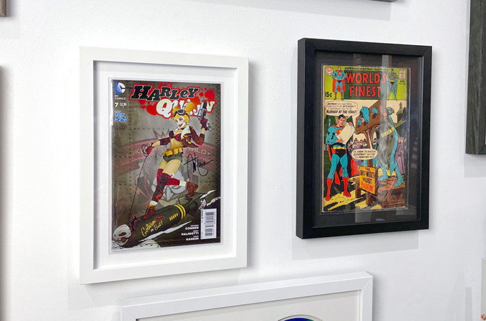 Framed Comic Books