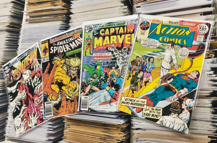 Individually Sorted Comic Books