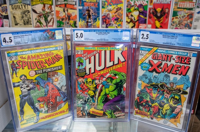 Slabbed and Graded Comic Books