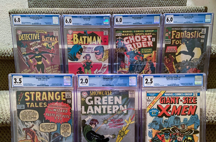 Slabbed and Graded Comic Books
