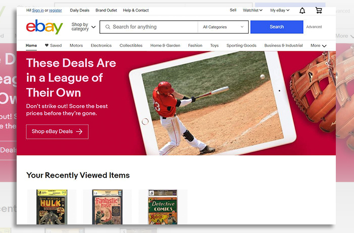 eBay Homepage