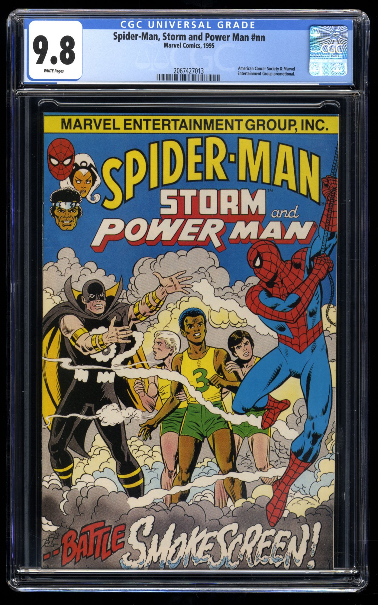 Image: Spider-Man, Storm and Power Man #0 CGC NM/M 9.8 White Pages Promotional!