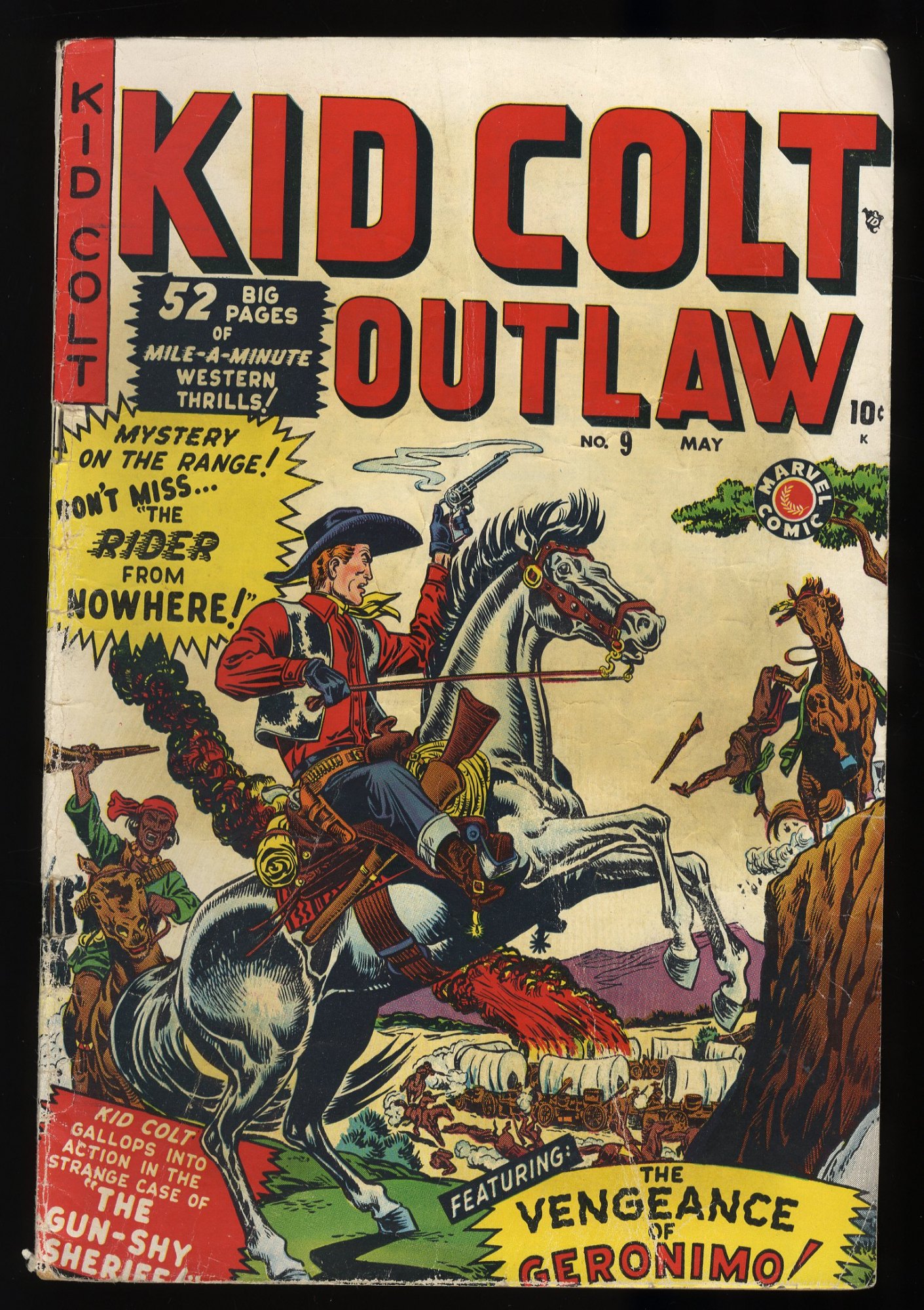 Image: Kid Colt Outlaw #9 GD/VG 3.0 The Man From Nowhere! Joe Maneely Cover!