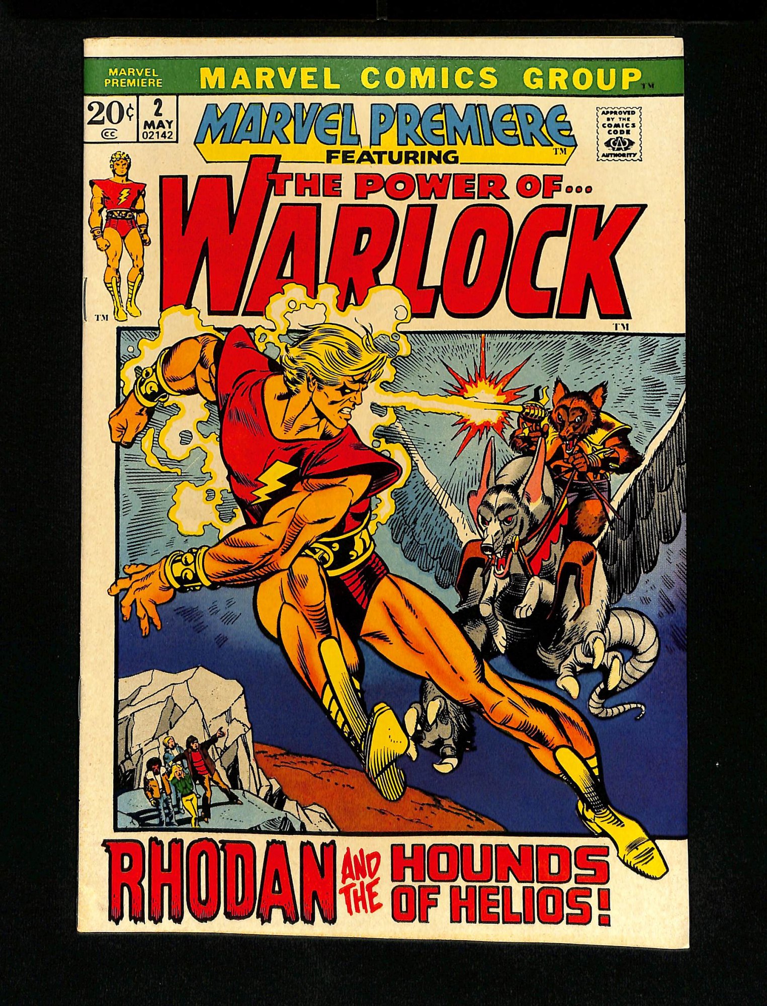 Image: Marvel Premiere #2 NM 9.4 Power Of Warlock! The Hounds of Helios!