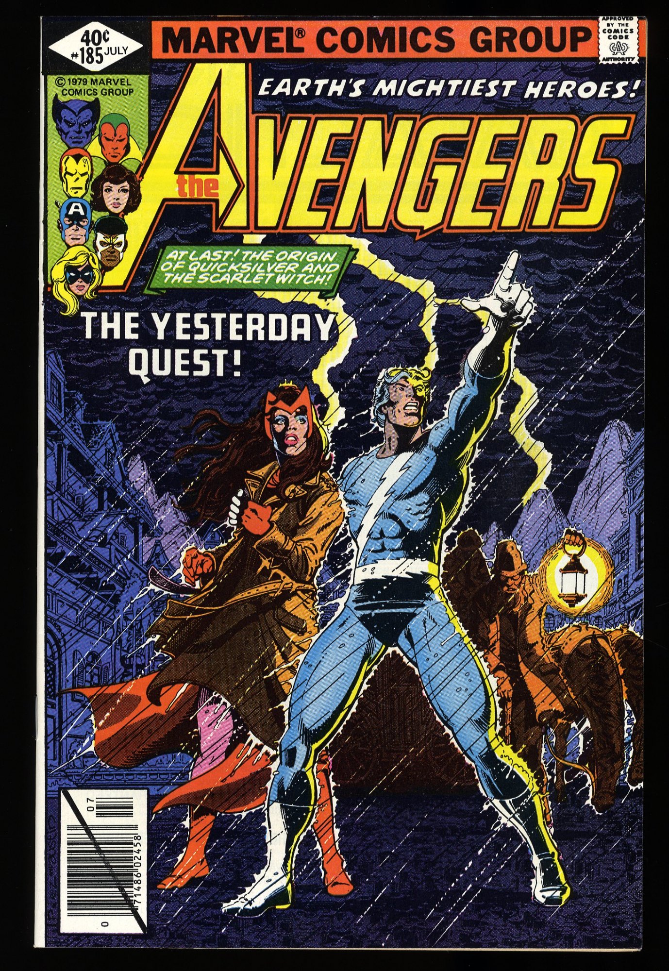 Image: Avengers #185 NM+ 9.6 Origin of Quicksilver and Scarlet Witch!