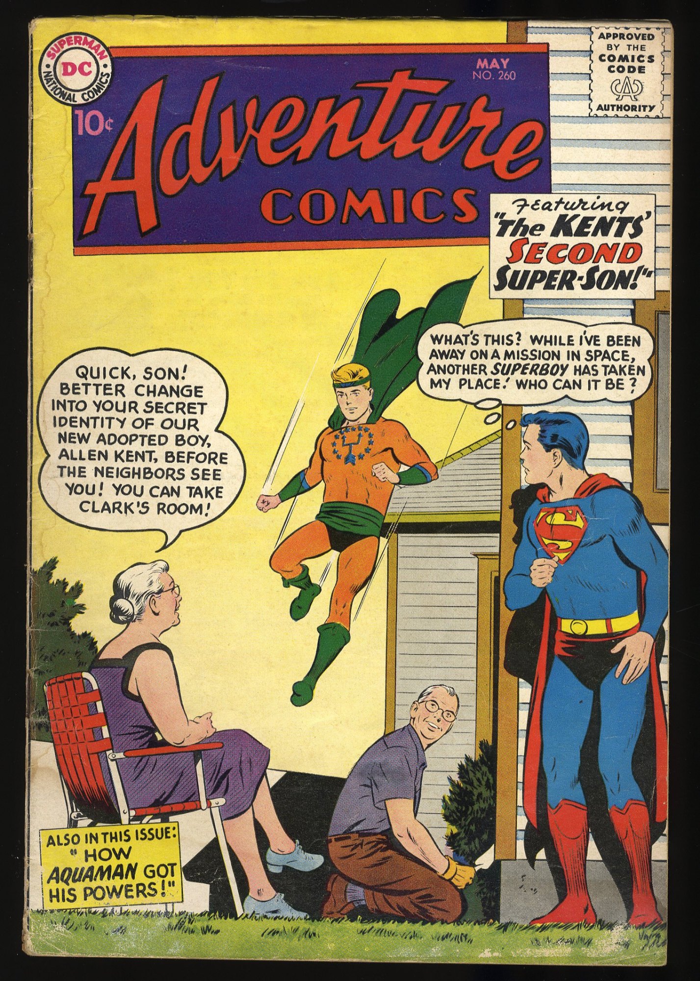 Image: Adventure Comics #260 VG- 3.5 1st Silver Age Aquaman! Swan/Kaye Cover!
