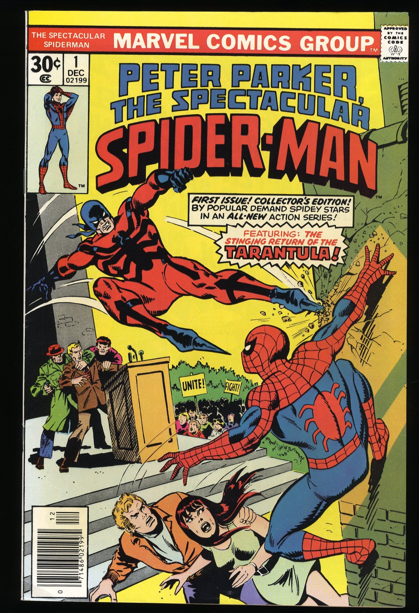 Image: Spectacular Spider-Man (1976) #1 VF+ 8.5 Twice Stings The Tarantula!