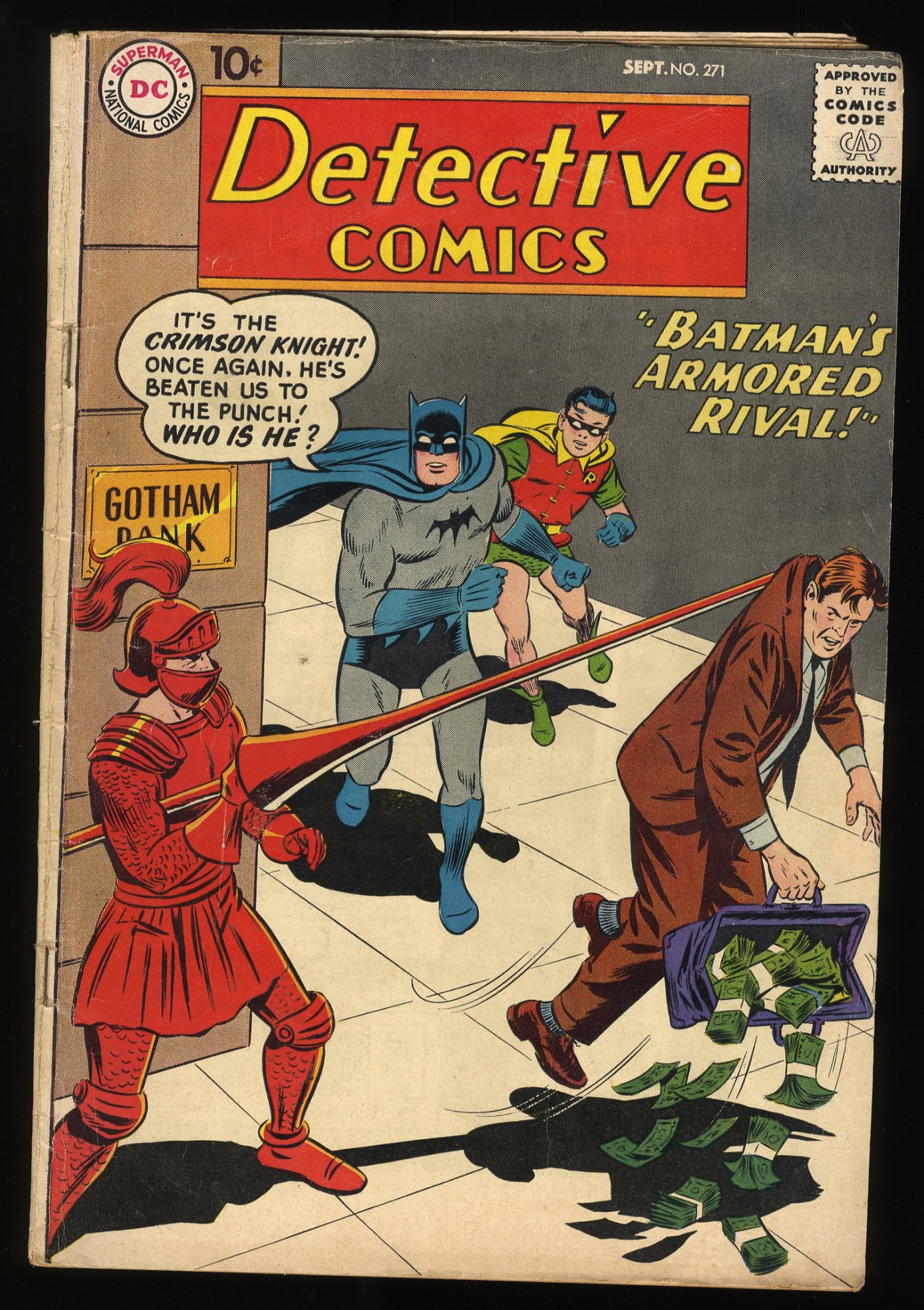 Detective Comics (1937) #271 VG+ 4.5 Batman! Robin! Martian Manhunter!