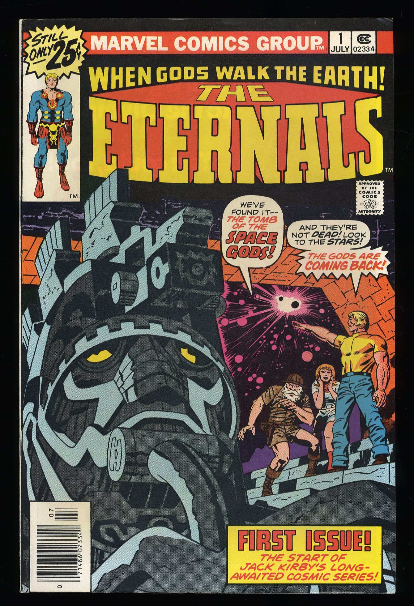 Eternals #1 VF/NM 9.0 Origin and 1st Appearance! Jack Kirby Art!