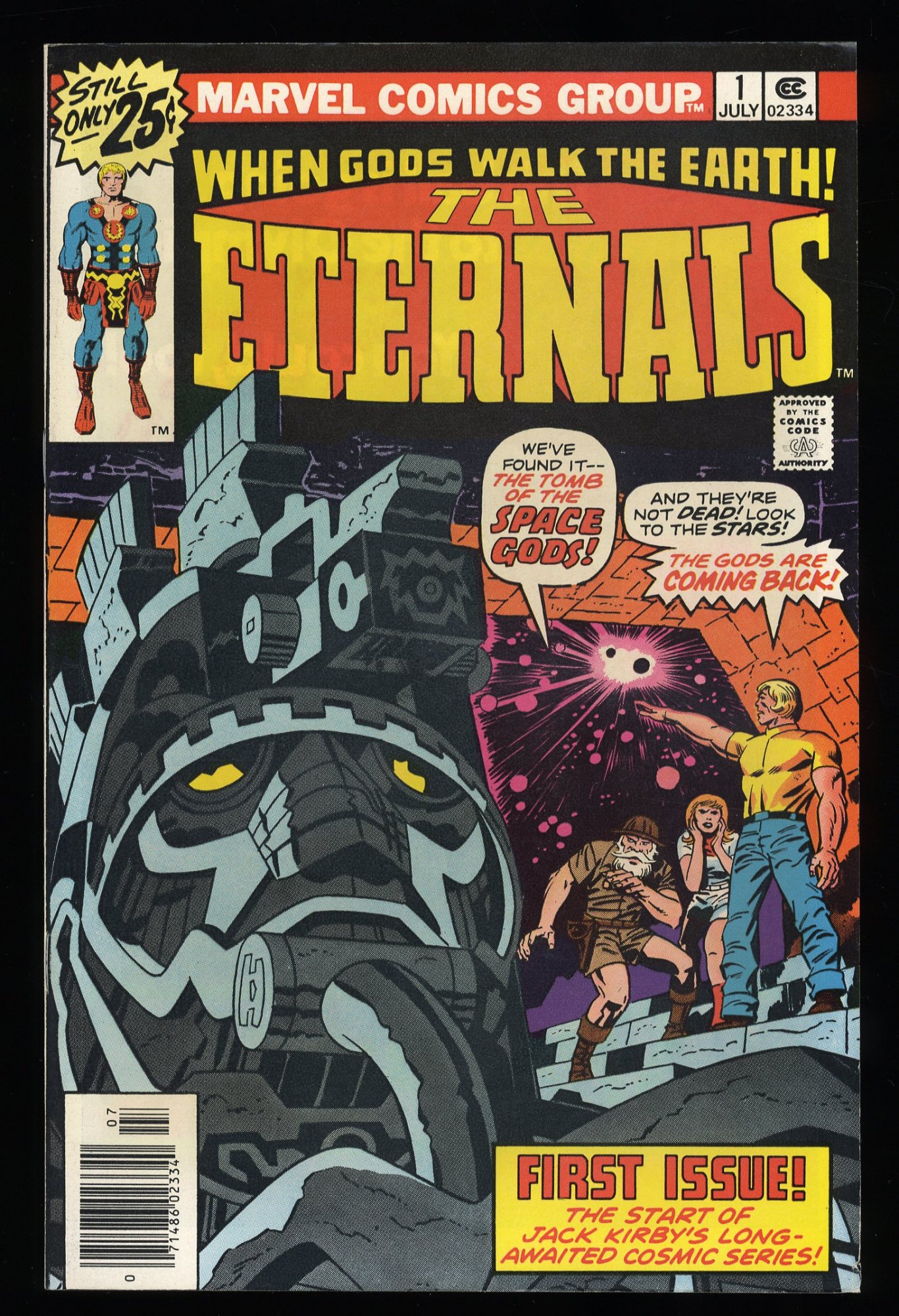 Eternals #1 VF/NM 9.0 Origin and 1st Appearance! Jack Kirby Art!