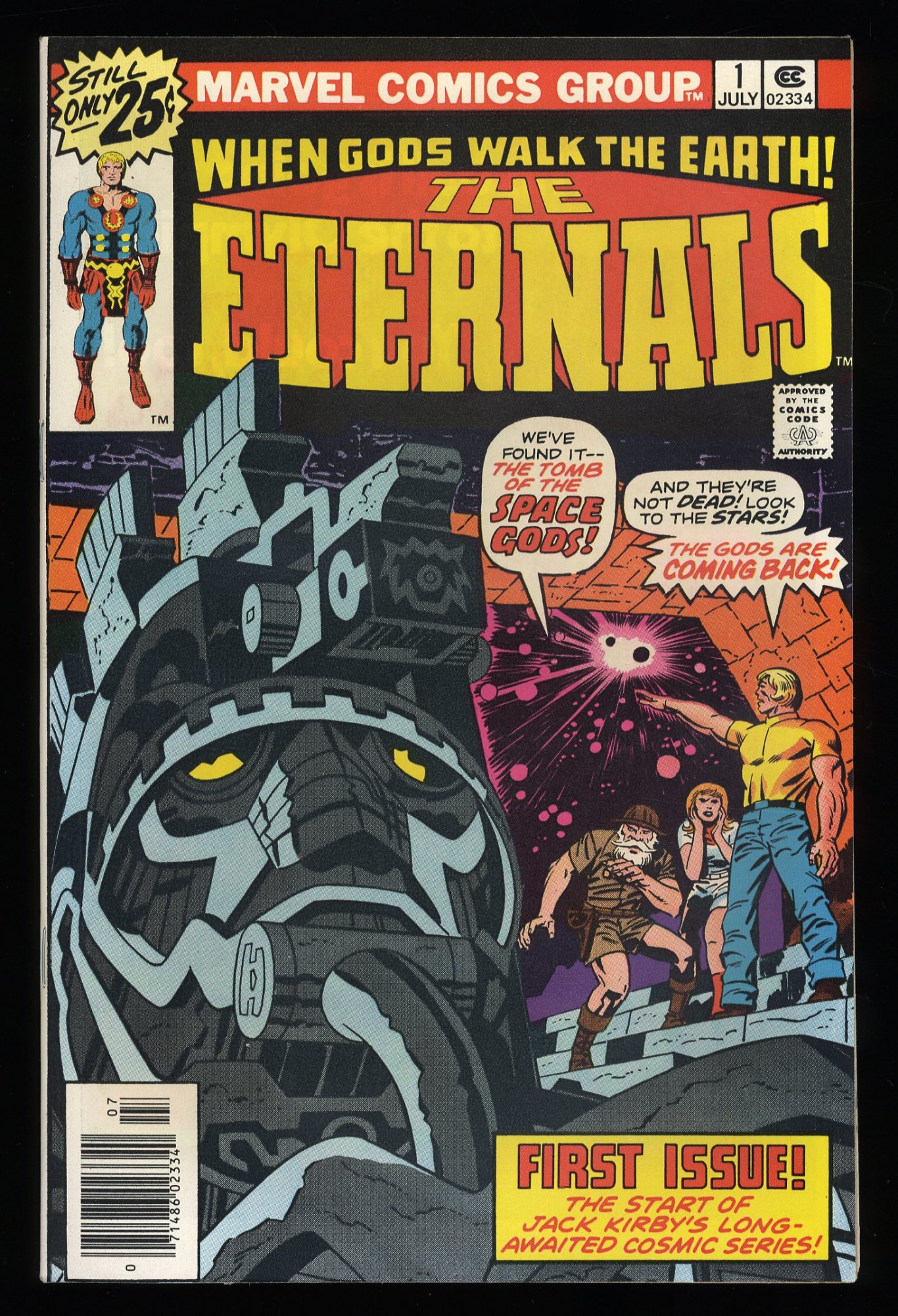 Eternals #1 NM- 9.2 Origin and 1st Appearance! Jack Kirby Art!