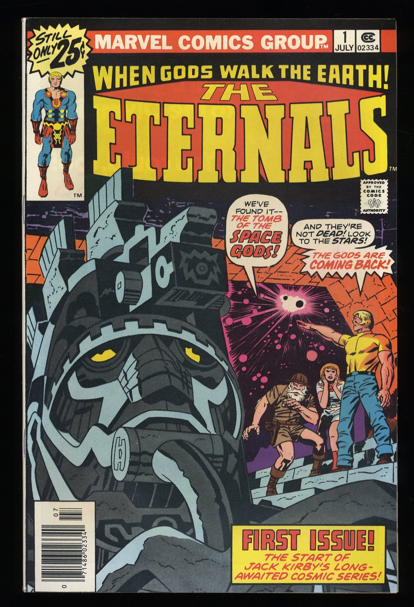 Eternals #1 NM- 9.2 Origin and 1st Appearance! Jack Kirby Art!