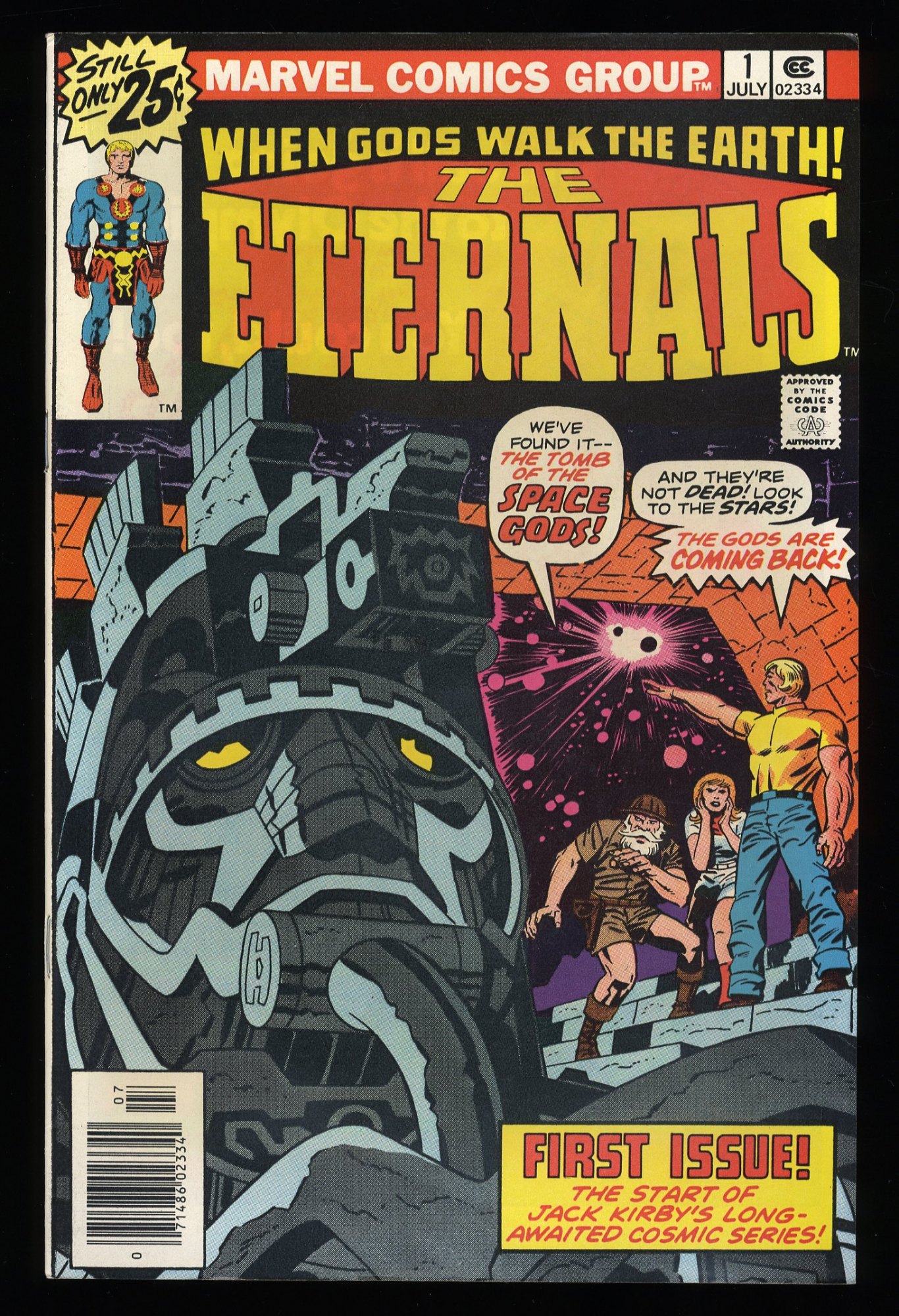 Eternals #1 NM 9.4 Origin and 1st Appearance! Jack Kirby Art!