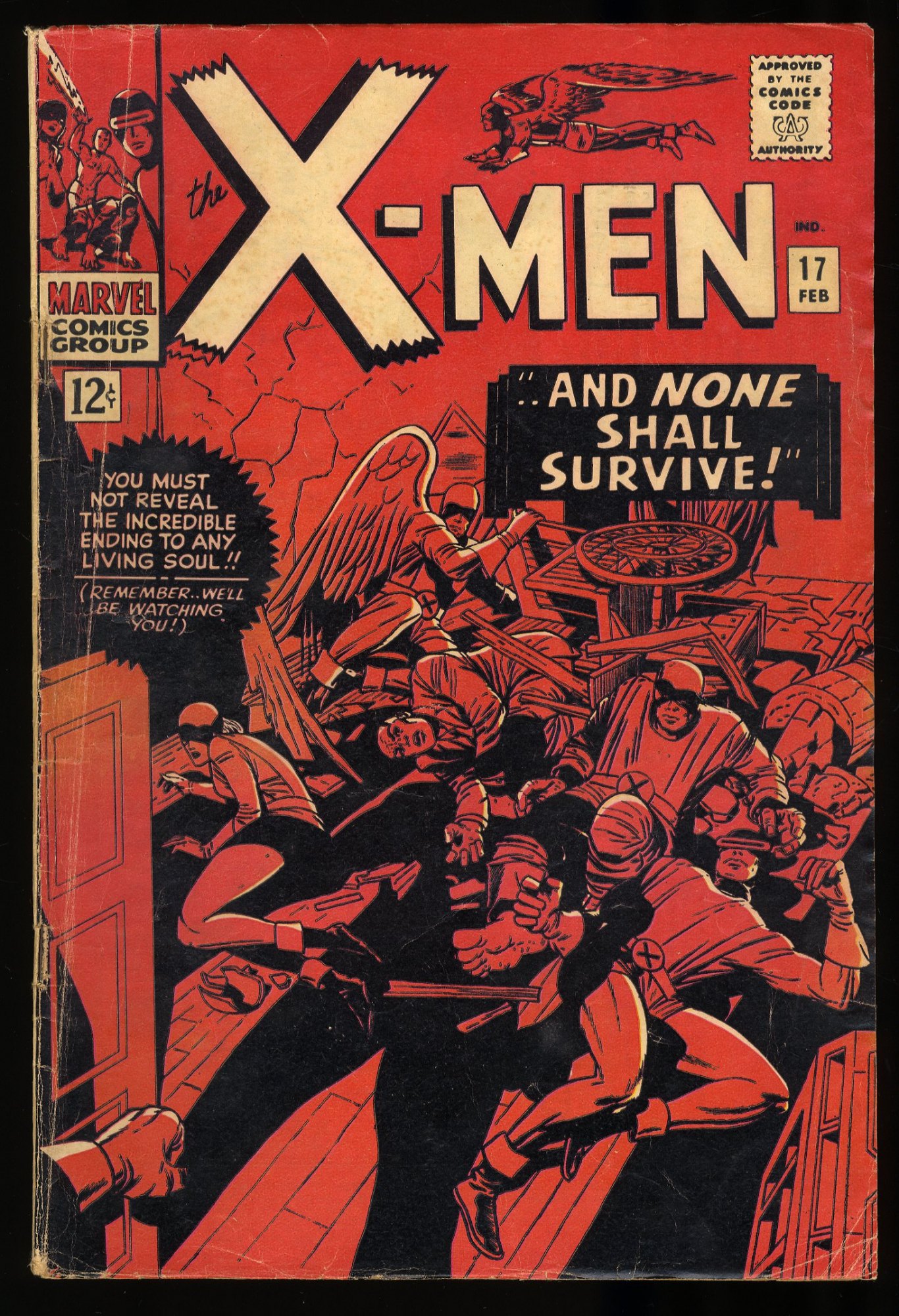 X-Men #17 VG+ 4.5 Magneto Appearance! Jack Kirby Art! 1966!