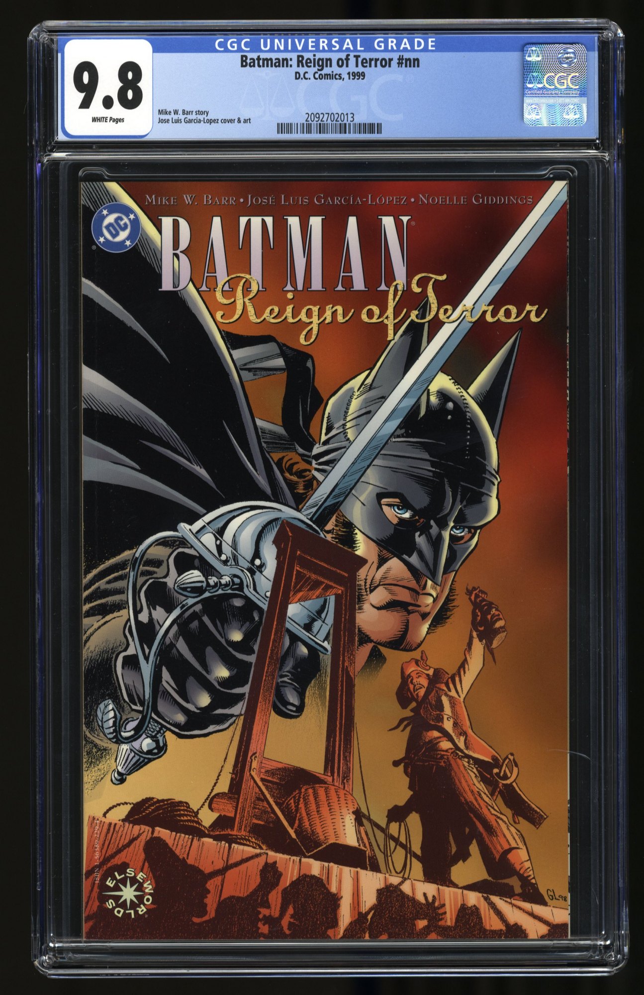 Batman: Reign of Terror #nn CGC NM/M 9.8 White Pages