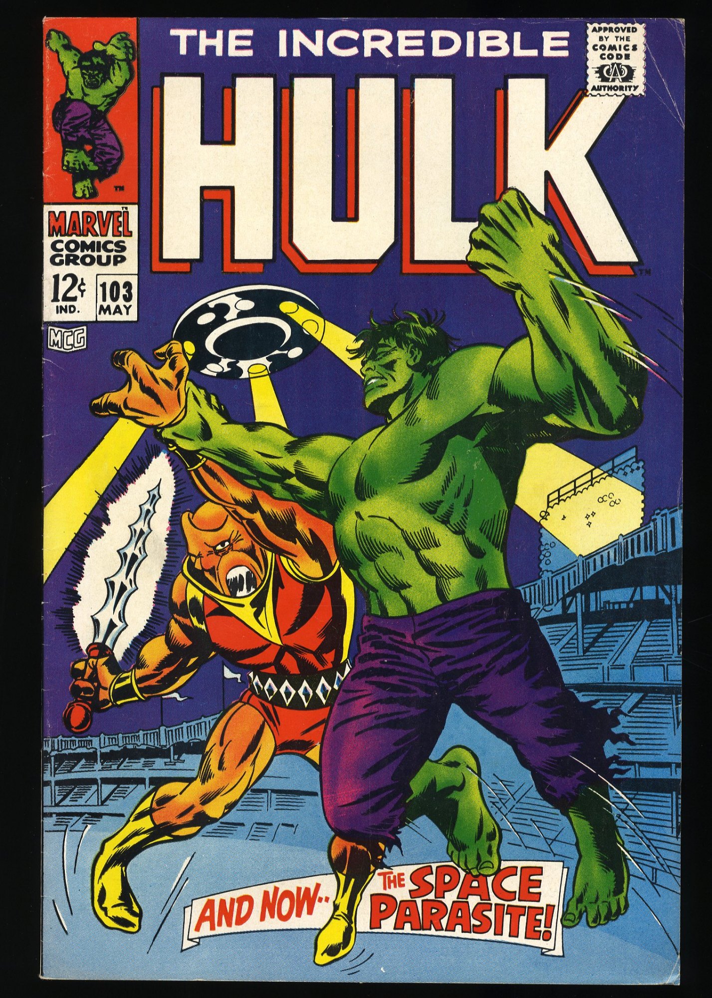 Incredible Hulk (1962) #103 FN+ 6.5 1st Appearance Space Parasite!