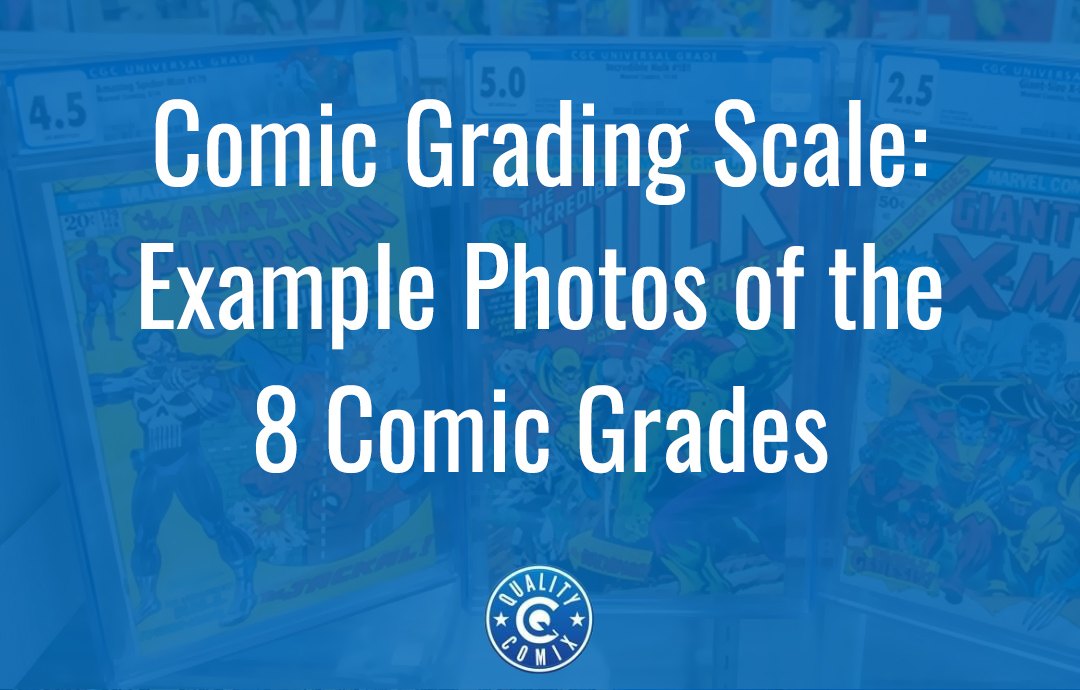 Comic Grading Scale: Example Photos of the 8 Comic Grades