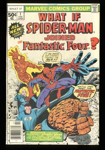 What If? #1 VF 8.0 Spider-Man joined the Fantastic Four!