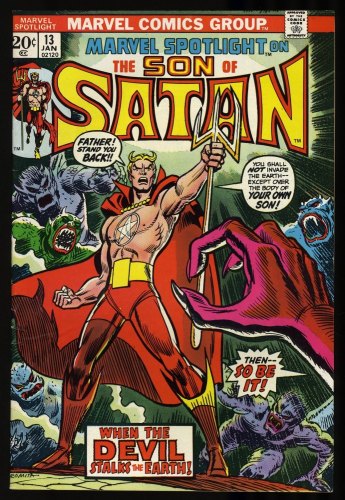 Marvel Spotlight #13 FN/VF 7.0 Origin Son of Satan! John Romita Art!