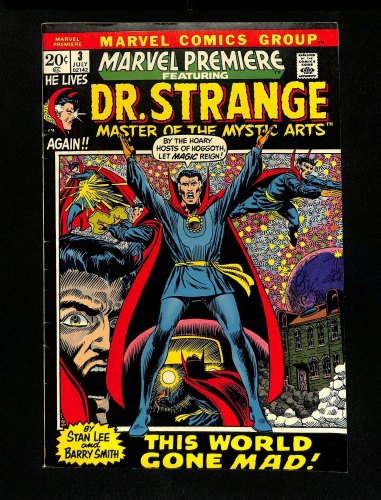 Marvel Premiere #3 VG+ 4.5 1st Doctor Dr. Strange in title!