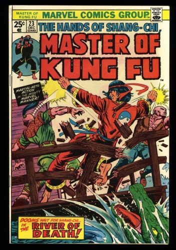 Master of Kung Fu #23 VF+ 8.5 Fu Manchu! Black Jar Tarr!