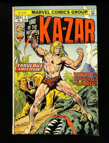 Ka-Zar #1 FN 6.0 Return to the Savage Land! John Buscema Cover!