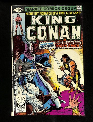 King Conan #1 FN+ 6.5 Thoth-Amon. Art and cover by Buscema and Chan