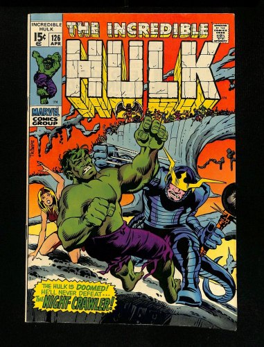 Incredible Hulk #126 FN/VF 7.0 1st Barbara Norris Valkyrie! Trimpe Cover!