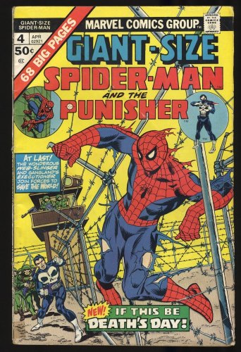 Giant-Size Spider-Man #4 GD/VG 3.0 3rd Punisher! 1st Moses Magnum!